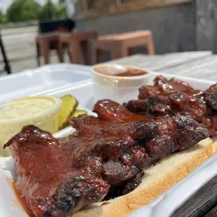 ribs, bbq ribs, food