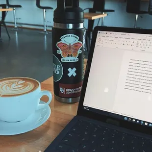 Honey lavender latte