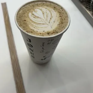 Brown sugar and spice latte