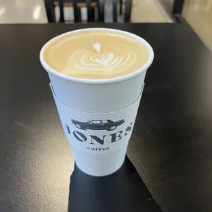 Lavender Vanilla Latte (I took the photo after taking a sip lol)