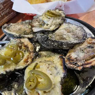 1/2 &amp; 1/2 Charbroiled Oysters