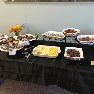 Wine Women and Wellness Event spread