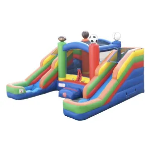 Double lane water slide