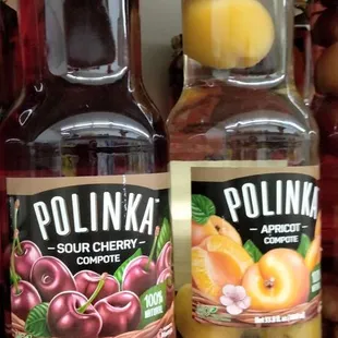 Real fruit drinks with fruit in it!