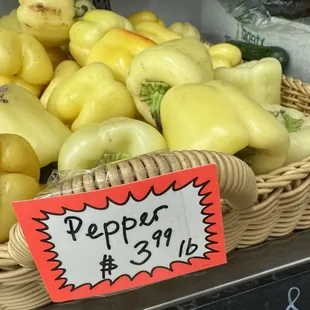 Yellow bell peppers