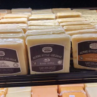 Nice selection of Wisconsin cheeses  great prices
