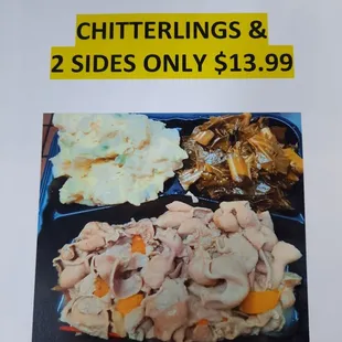 Chitterlings available on Sundays