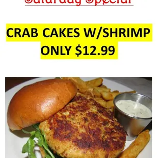 Crab Cake Stuffed with Shrimp!