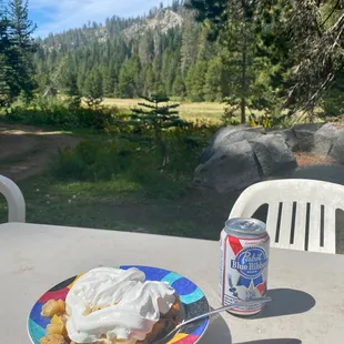 apple pie and PBR are surprisingly good together