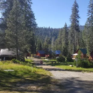 The view as you pull up to Jones Store