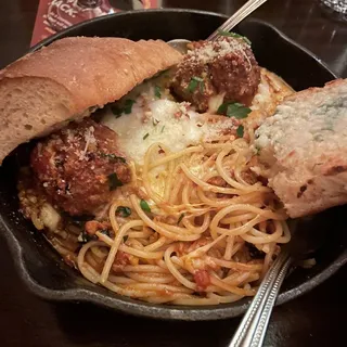 "Old School" Spaghetti and Meatballs