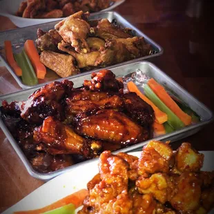 food, chicken wings, bbq chicken, poultry, chicken wings and fried chicken, fried chicken wings, chicken, bbq wings, fried chicken