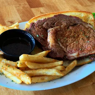 steak, food