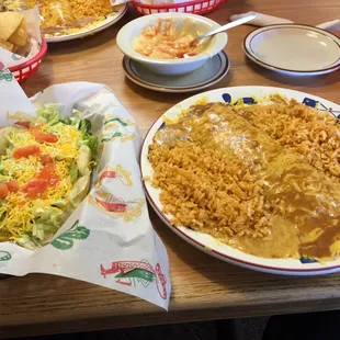 Taco and enchilada!