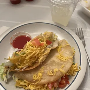 Beef &amp; Chicken Puffy Taco