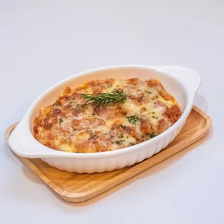 Seafood Cheese Baked Rice