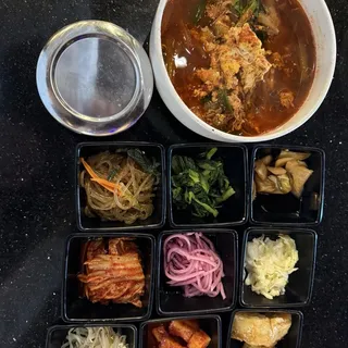 Spicy Beef Soup Lunch
