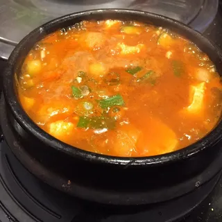 Spicy Tofu Soup Lunch