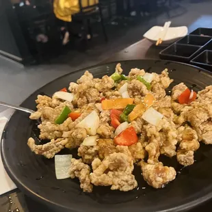 Fried pork
