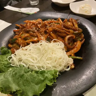 Stir-Fried Octopus