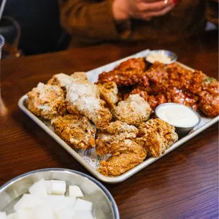 Fried Chicken, Snow Cheddar Fried Chicken, Sweet Chili
