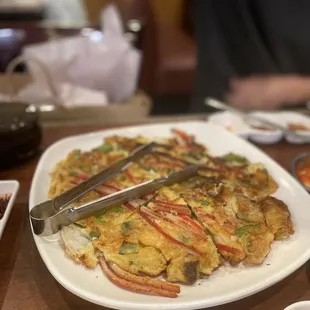 30. Seafood &amp; Green Onion Pancake ( )
