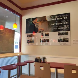 interior, sushi and sashimi