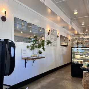 the interior of the restaurant