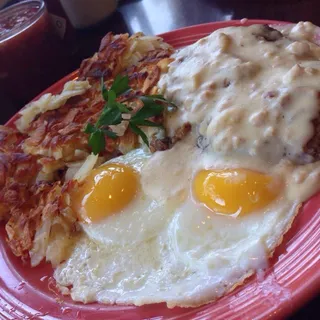 Ham Steak & Eggs