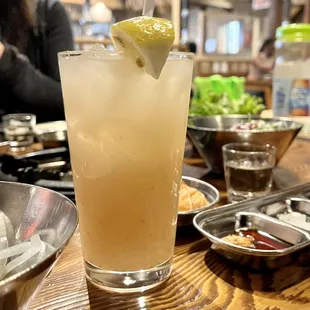 Lychee Soju Cocktail ($13.99) - refreshing lychee taste but a tad too sweet!