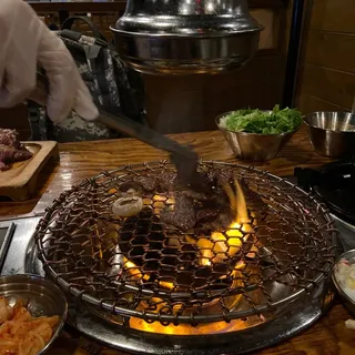 Marinate Beef Short RibsGreen Tea Cold Noodle