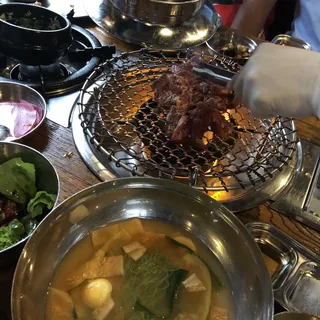 Cold Noodle over Cold Beef Broth