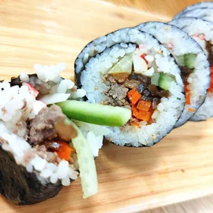 Kimbap with Beef