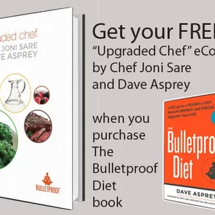 Joni&apos;s eBook: &quot;Upgraded Chef,&quot; 2012, with Dave Asprey for his Bulletproof Diet, the #1 health podcast on iTunes.