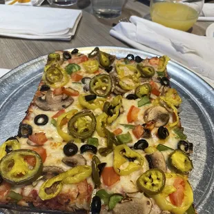Veggie Thin Crust Pizza