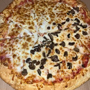 Half cheese Half mushroom