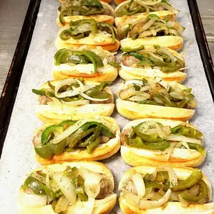 Jonna's Italian Sausage &amp; Peppers Sandwich