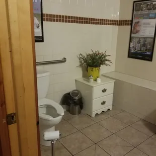 a bathroom with a toilet and a sink