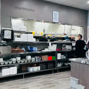 sushi and sashimi, interior