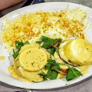 Traditional Benedict at Jonny Cakes Café
