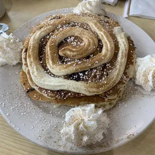 Cinnamon Roll Pancakes