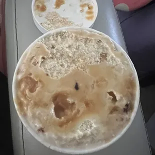 I got the Jonny M&apos;F Creams. It&apos;s a cannoli ice cream and it&apos;s so delicious! Perfect combo of caramel, chocolate &amp; cannoli pieces.