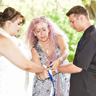 Handfasting joy ...