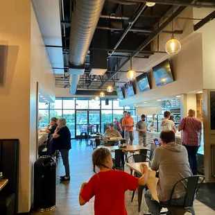 Counter on right and bar to the left