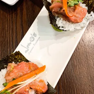 Toro compliments of the chef!