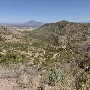 Montezuma Pass from the top