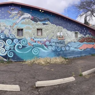 Merrell outside the hotel