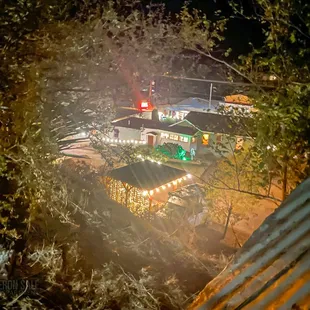 Overlooking the backyard area at The Jonquil!