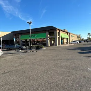 outside
