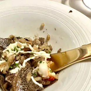 Truffle crab rice